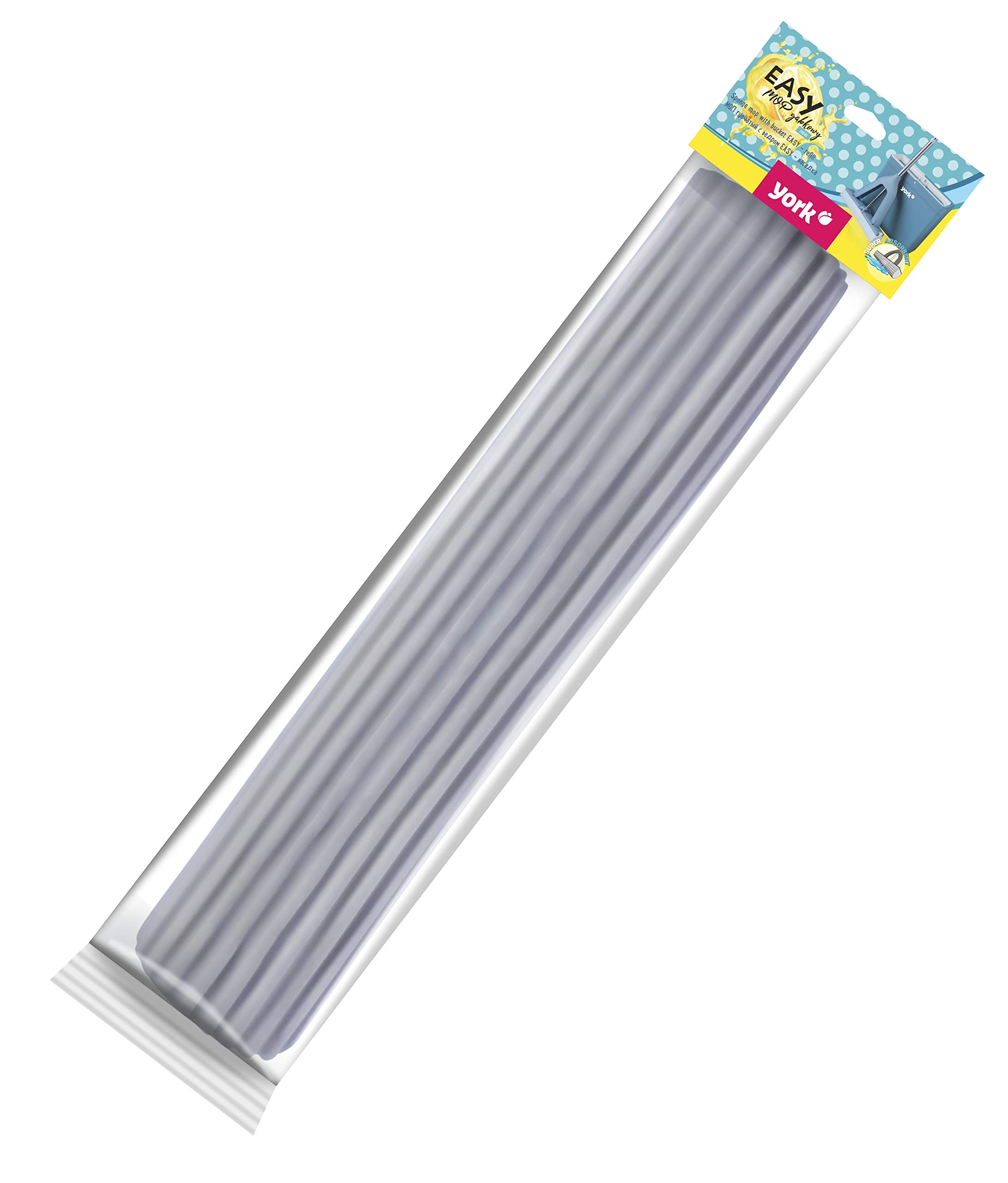 York Sponge Supply for Mop Easy Absorbent PVA Sponge Wash the Floor Without Making Your Hands Wet and Dirty. It Absorbs Liquids Perfectly and Collects Dirt, Grey