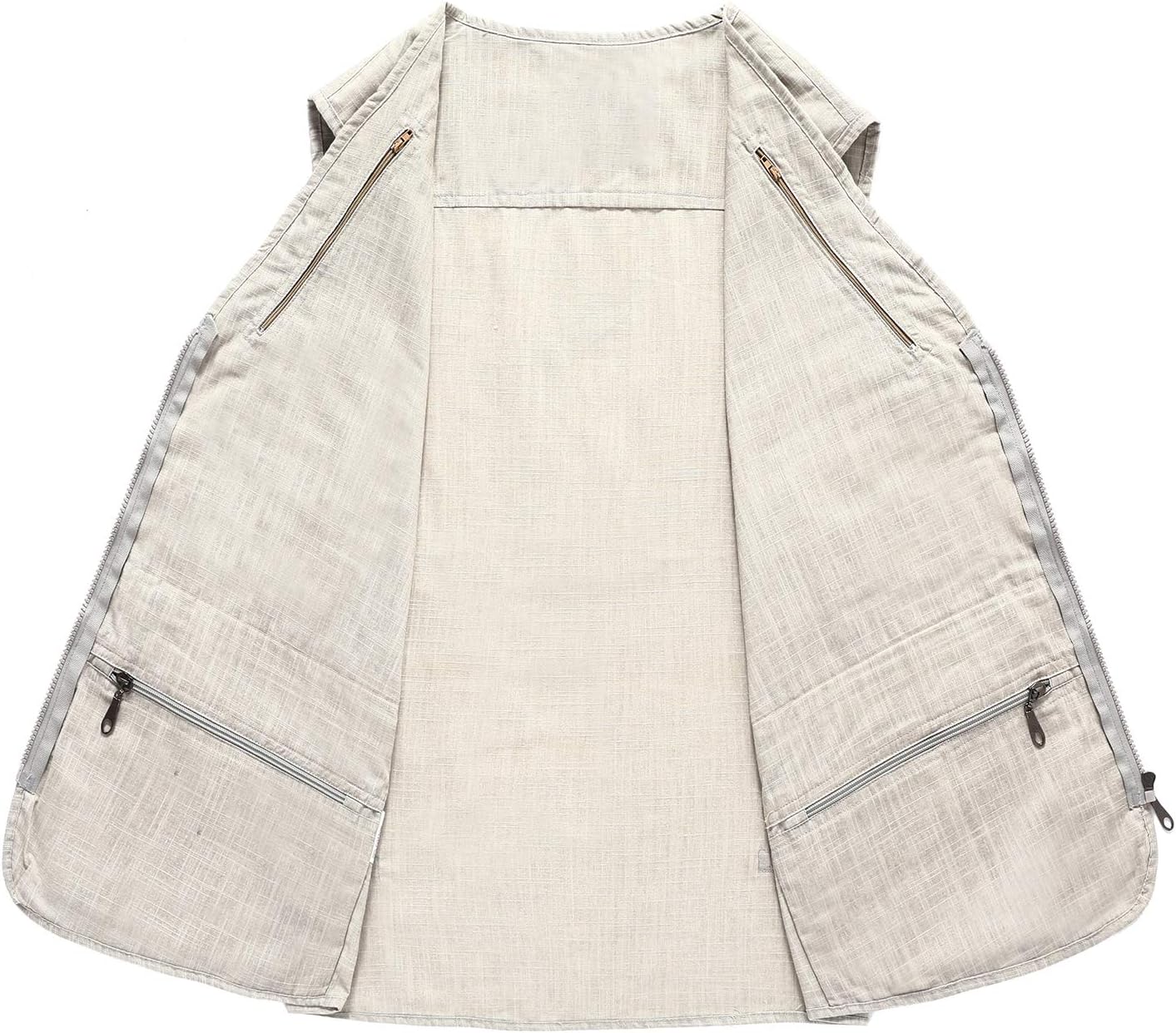 Mens Outdoor Fishing Vest Safari Travel Photography Vests Jacket Multi Pocket - Image 4