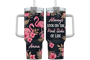 Hyturtle Personalized Flamingo Tumbler