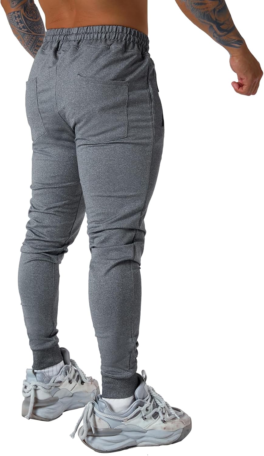 Mens Jogging Casual Pants Joggers Sweatpants Active Athletic Workout Sweatpants for Men - Image 3