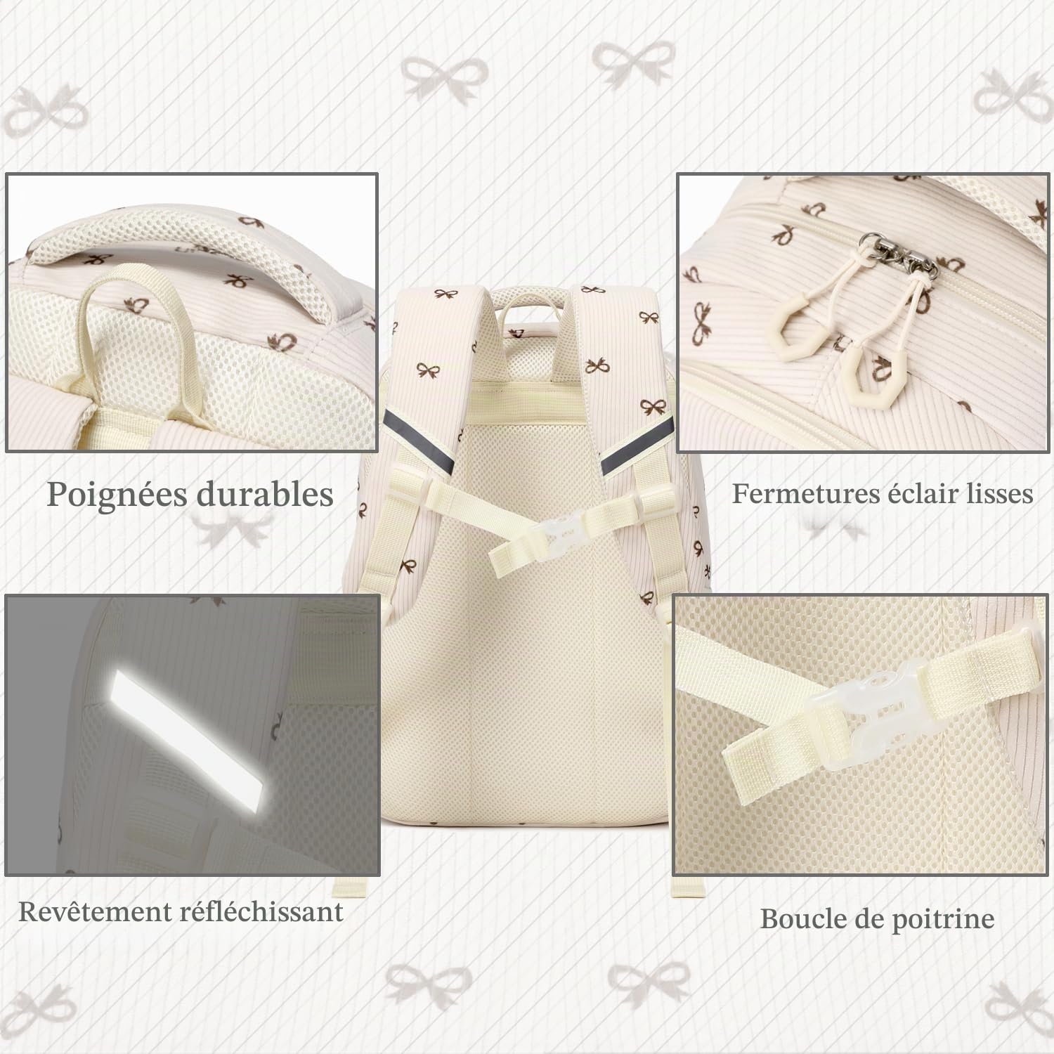 Kimwadalh Cartables Filles Primaires Sacs École CE1 CE2 Sacs à Dos Filles Primaire d'école Sac pour Enfant Girls School Backpack Set