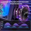 Desktop Portable CD Player with Bluetooth,Multifuctional Music CD Player,4000mAh Rechargeable 2 * 5W HIFI Speaker System,with USB, AUX, Remote Control(White)