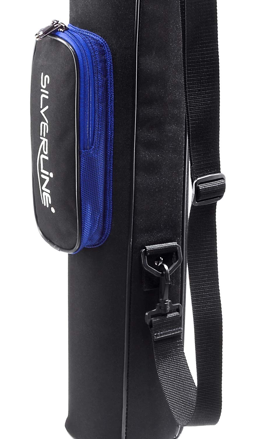 Golftasche - Pencilbag - Reisebag - Rangebag - Pistolbag - Tragebag mit integrierter Schutzhaube und Außentasche | für bis zu 8 Schläger | 1 Pack Killagolf©-Tees Free