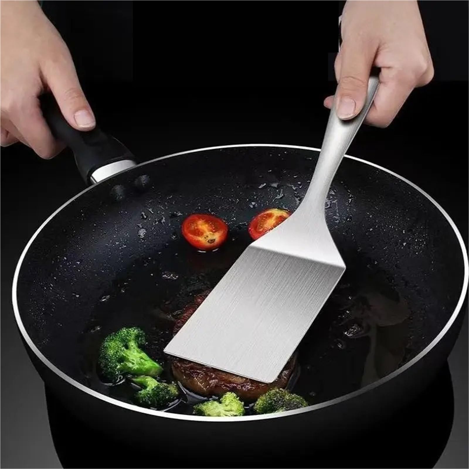 Spatule en acier inoxydable 3 pièces, retourneur de gril Pour La Cuisine