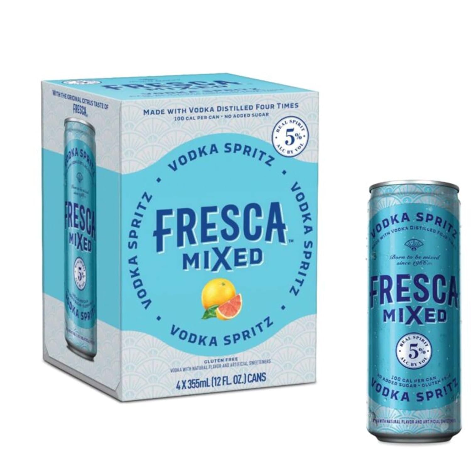 Fresca Mixed Vodka Spritz GlutenFree Canned Cocktail, 4 pk