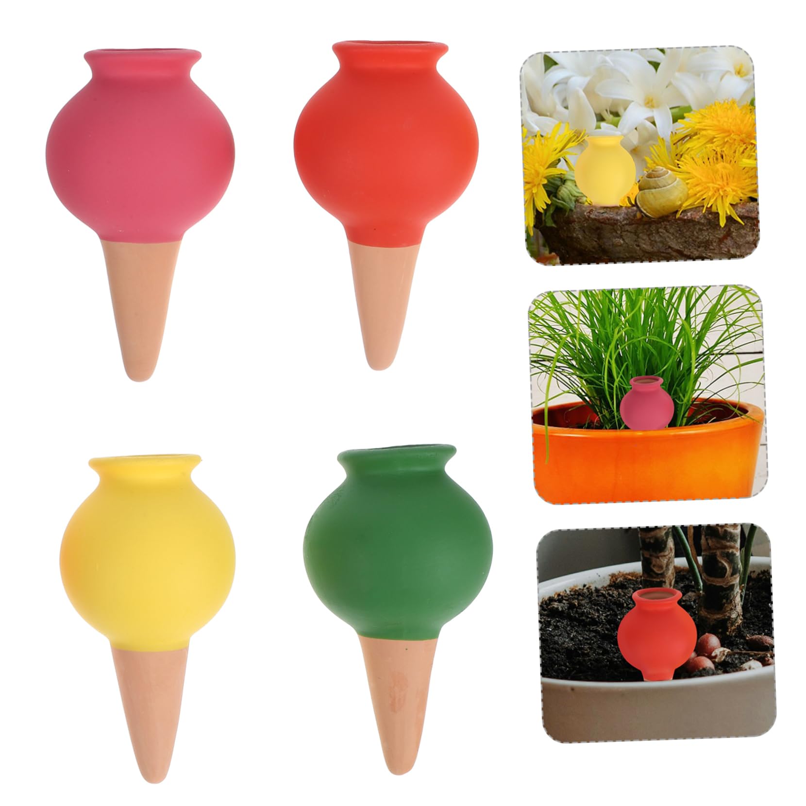TOYANDONA 4 Pezzi Piccole Punte per Irrigazione Automatica Gocciolatori per Piante per Autoirrigazione per Ed Esterni Compatibili con Vasi e Decorativi
