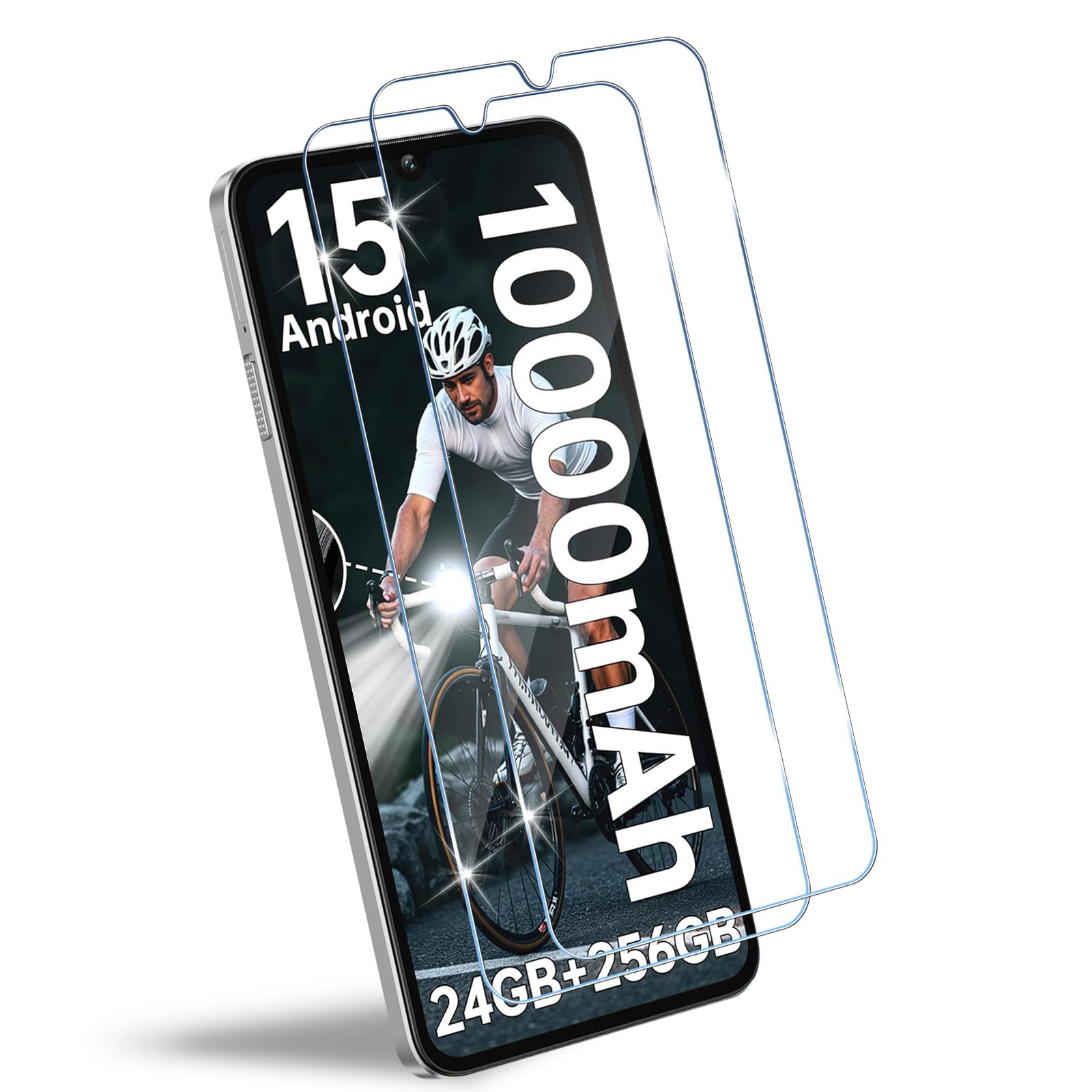HidWee Vetro Temperato Compatibile con Oukitel C59 Pro/C59, 2 Pezzi 9H Durezza HD Pellicola Protettiva, Anti Graffio Senza Bolle Schermo Vetro Pellicola Protettiva
