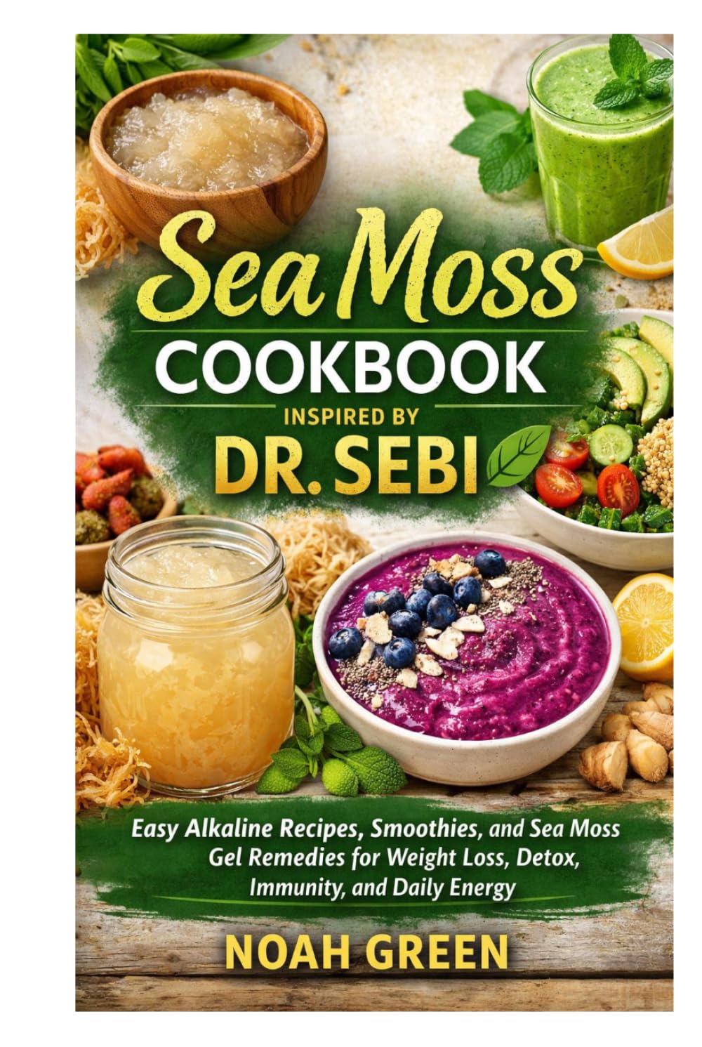 Sea Moss Cookbook Inspired by Dr. Sebi: Easy Alkaline Recipes, Smoothies, and Sea Moss Gel Remedies for Weight Loss, Detox, Immunity, and Daily Energy