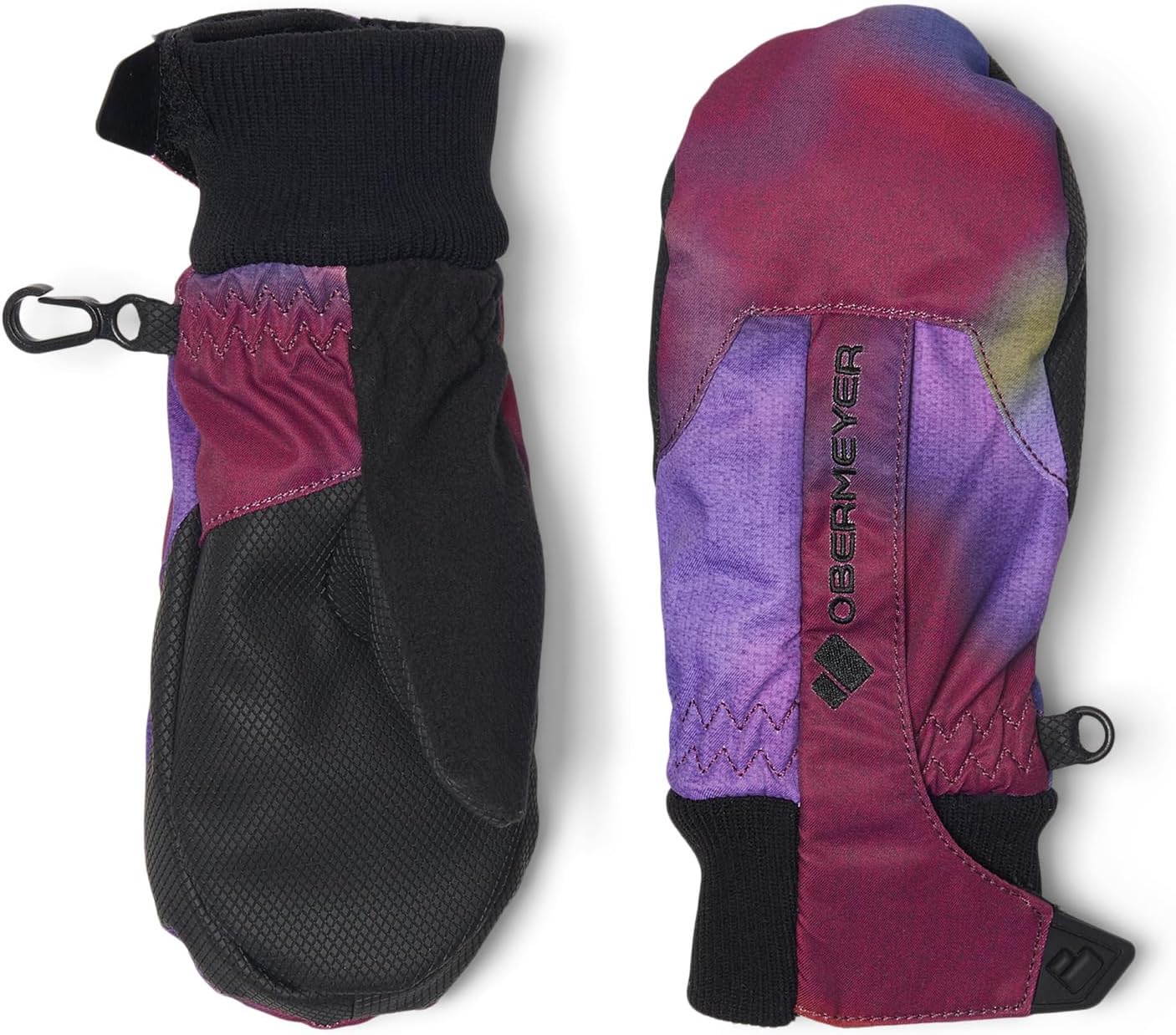Obermeyer Kids Thumbs Up Print Mitten, Easy On/Off, Waterproof and Insulated Warmth for Snow and Ski