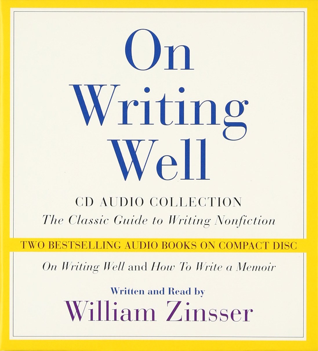 HarperCollins On Writing Well CD Audio Collection