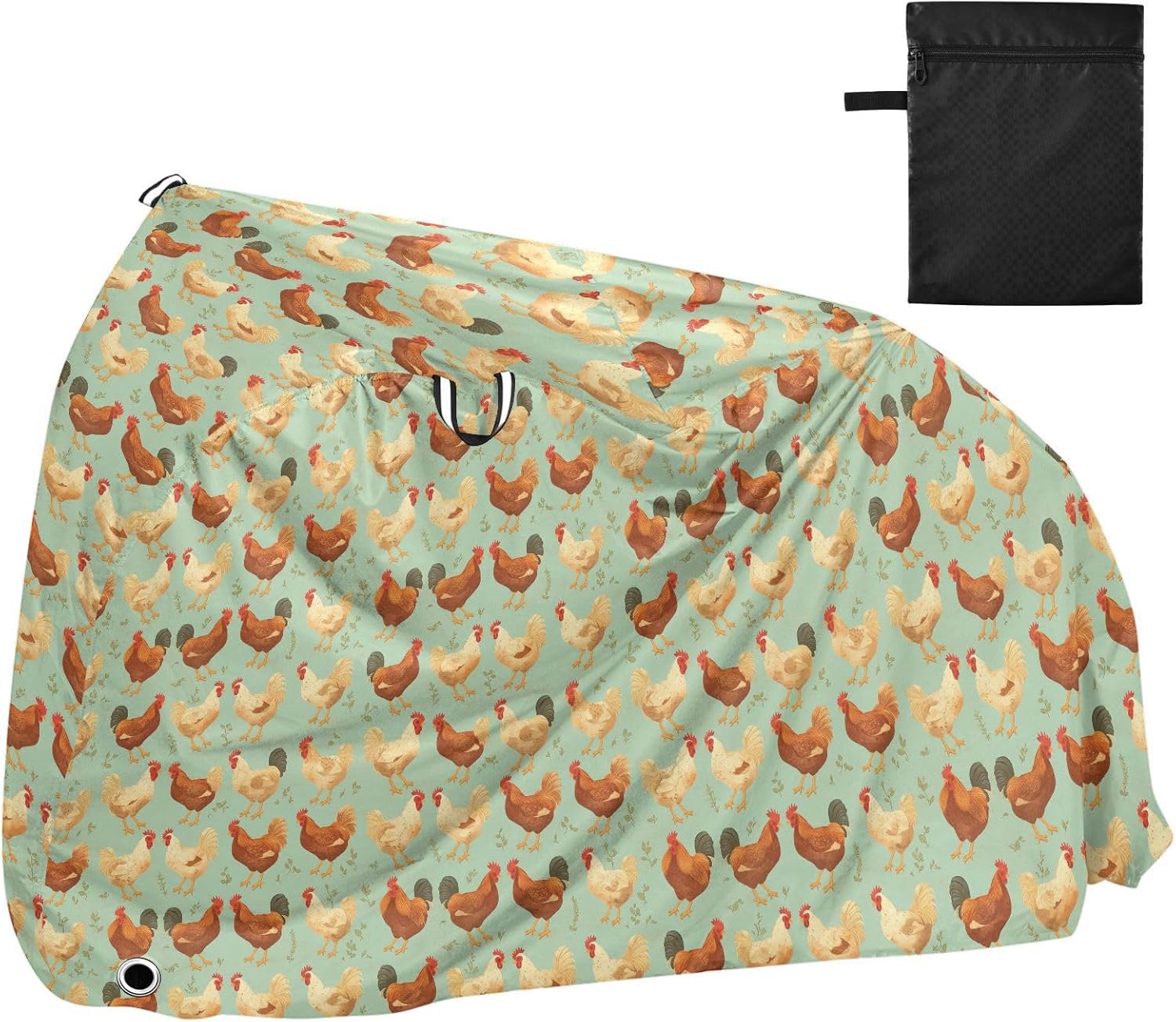 Cartoon Chickens Outdoor Bike Cover Waterproof Rain Cover Bikes Accessories