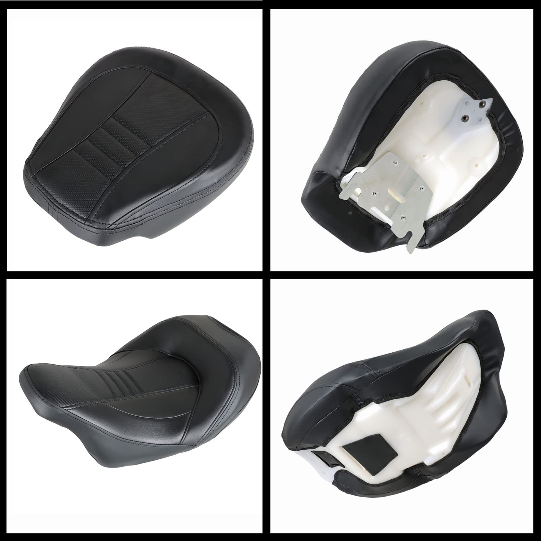 Driver Passenger Seat Rider Pillion Replacement for CVO Touring Road ...