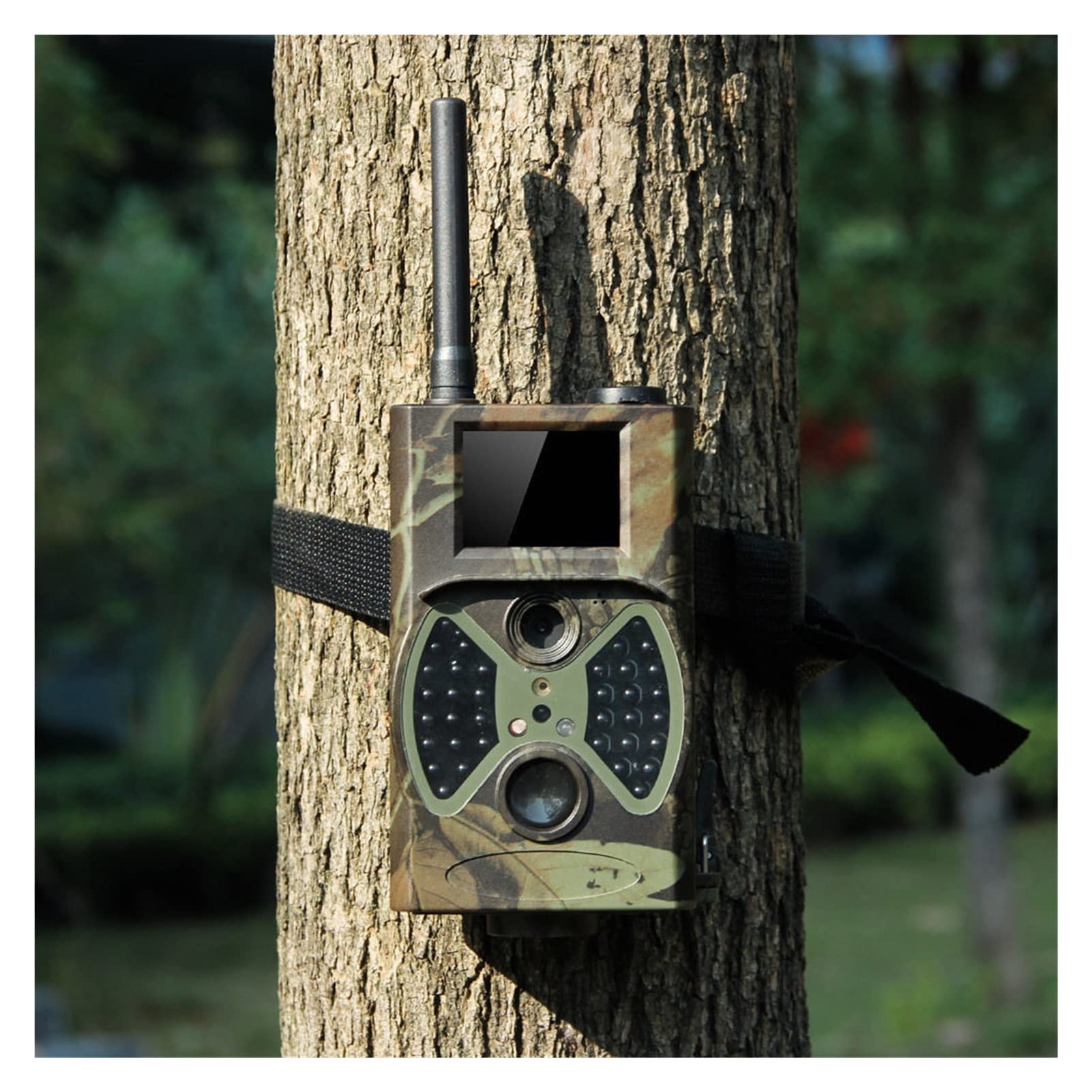 Pannello Solare Trail Camera Solar Panel, Scout Guard Trail Cameras HC300M HC300A Solar Panel Charger External Power for Time Lapse WildCamera Chasse Video Camera(Solar Panel)