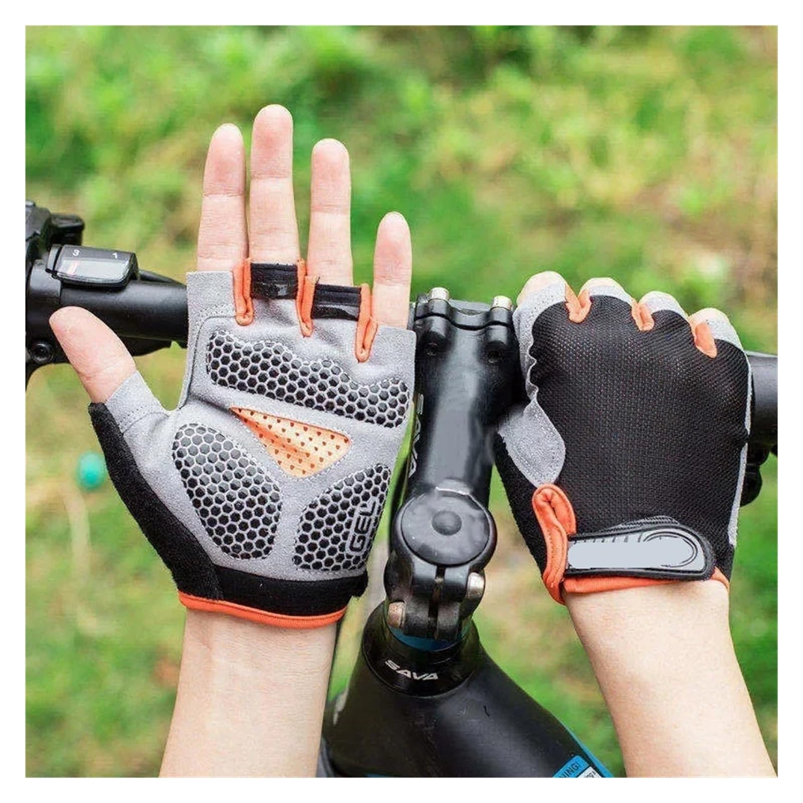 Guanti Da Fitness Guanti da ciclismo da uomo antiscivolo for bici, motociclisti, guanti senza dita estivi da donna, for fitness, sport, allenamento, palestra Per Il Fitness
