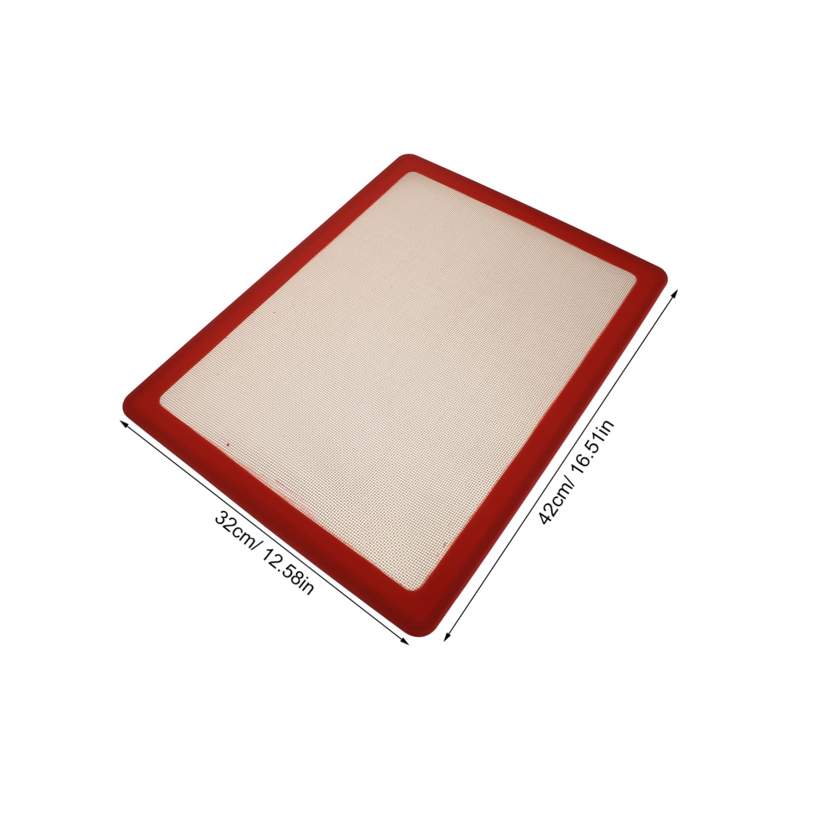 Tappetino da Forno in Silicone Rosso Ferro, Riutilizzabile