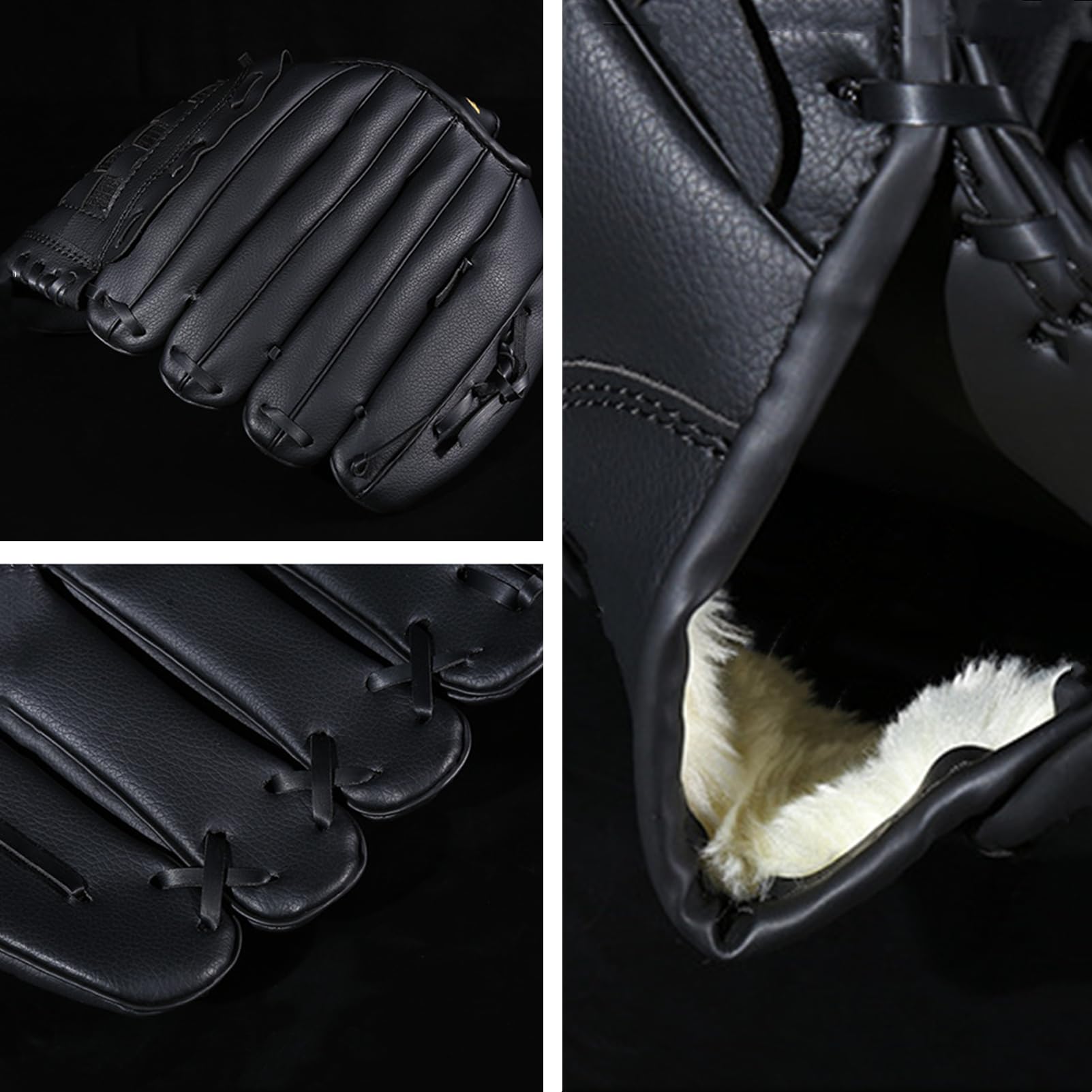 Guantes de béisbol para mano derecha, guantes de sóftbol para adultos y jóvenes, guantes de béisbol para principiantes de infielder, lanzamiento de mano izquierda