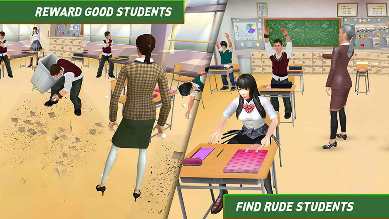 Virtual School Intelligent Teacher – Classroom Management Simulator ...