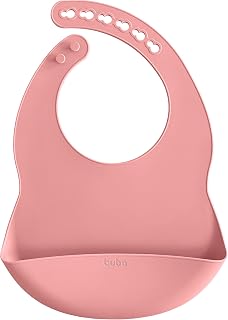 BUBA Babador Pega Migalhas Em Silicone Rosa, Modelo: 15640, Cor: Colorido