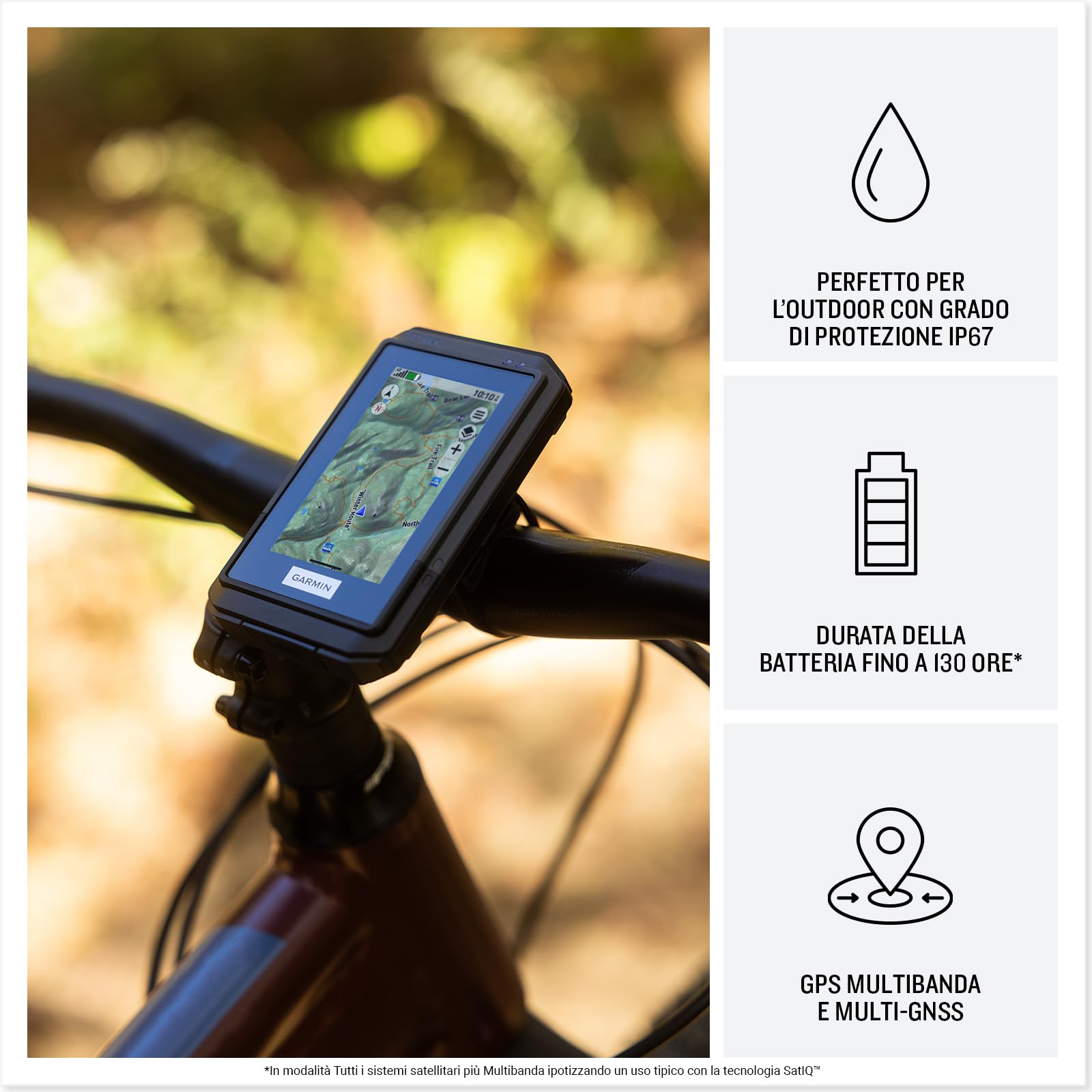 Garmin eTrex Touch, Portatile GPS Touchscreen a colori, Funzioni di Navigazione e Mappe