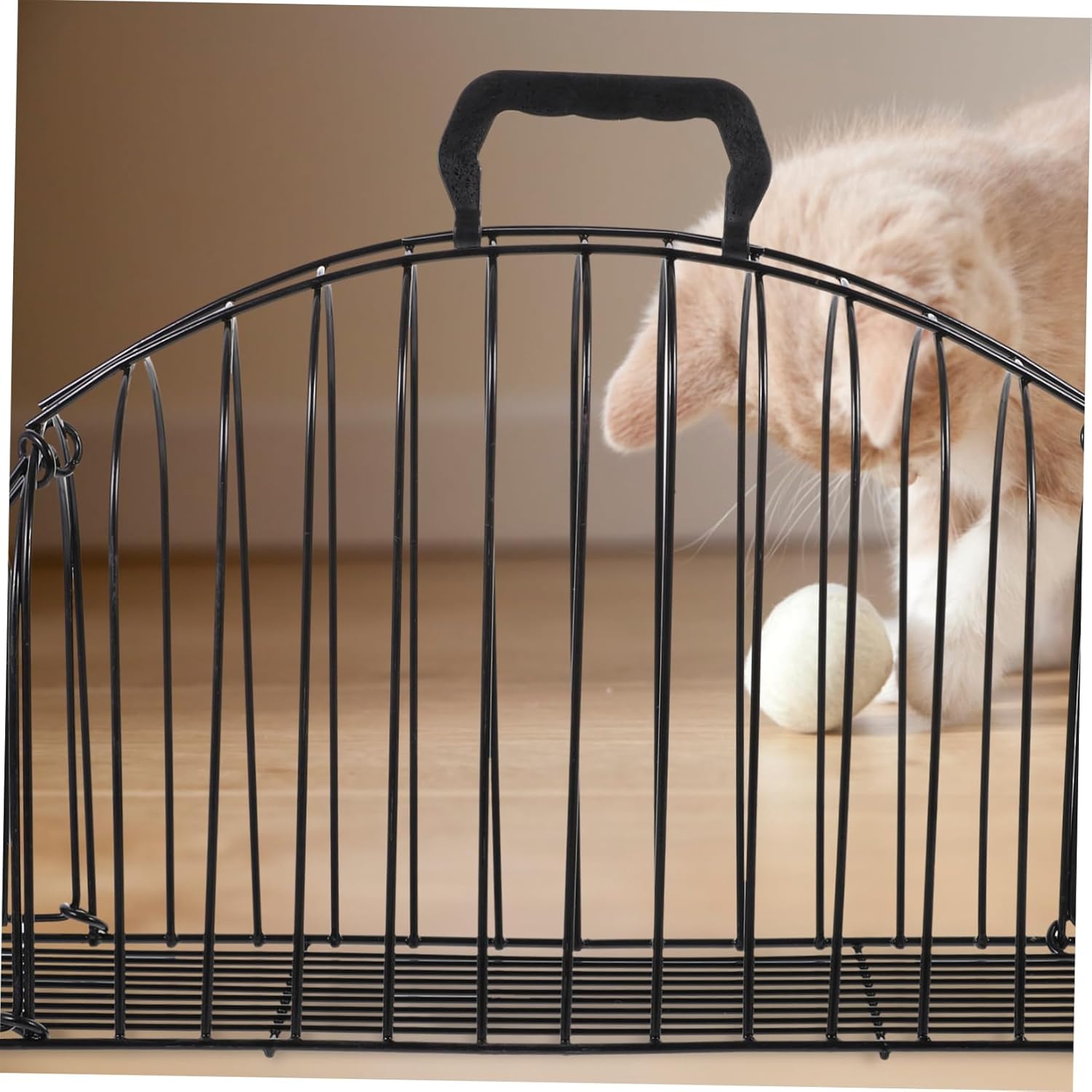 Pet Shower Cage Cat Bathing Cage Scratch-Resistant Design Lightweight Breathable for Indoor Outdoor Cats Kittens