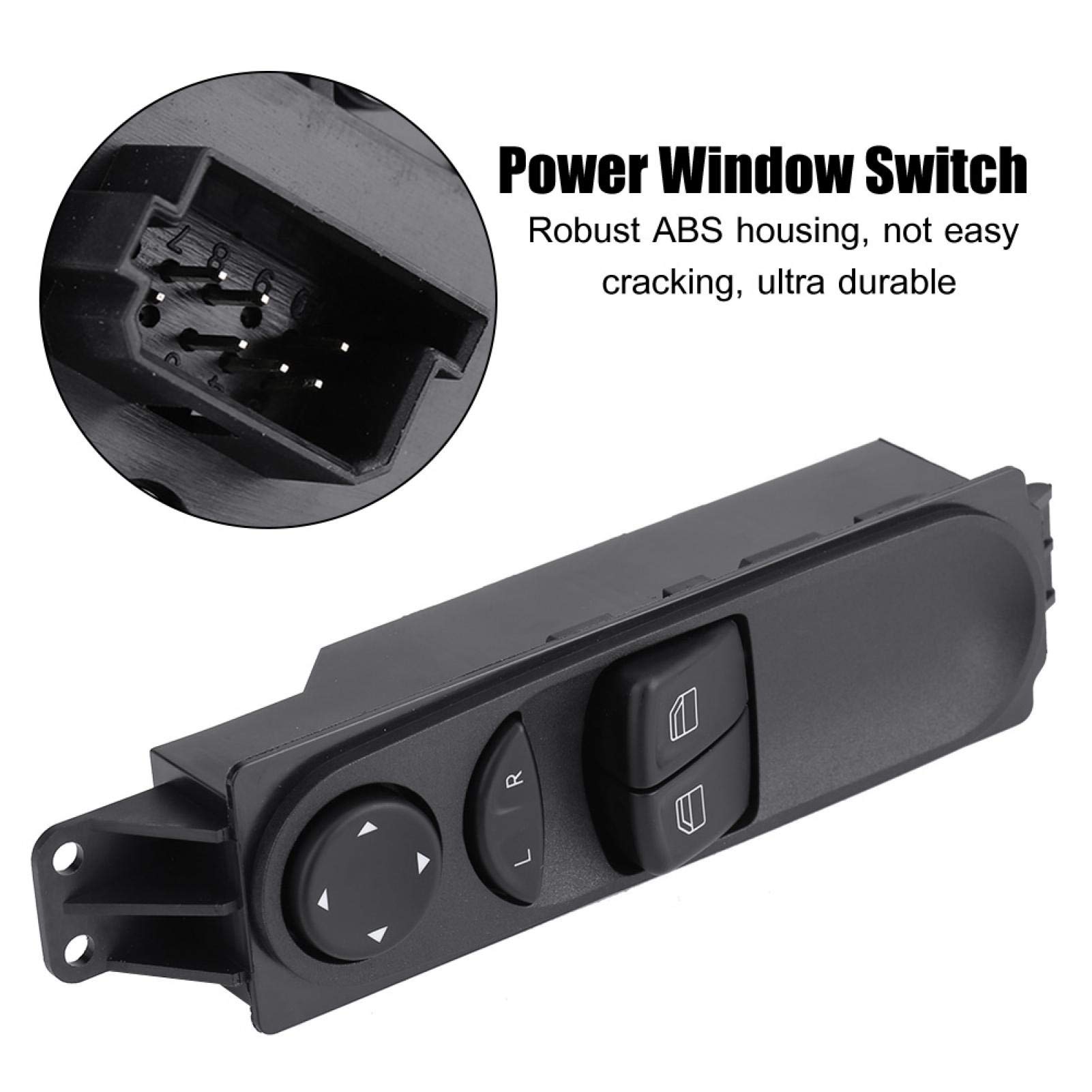 Pulsante Interruttore Alzacristalli Universale 6 Pin 20A ON/OFF 12V/24V DC Elettrico per Sollevamento Finestrino Dell'automobile