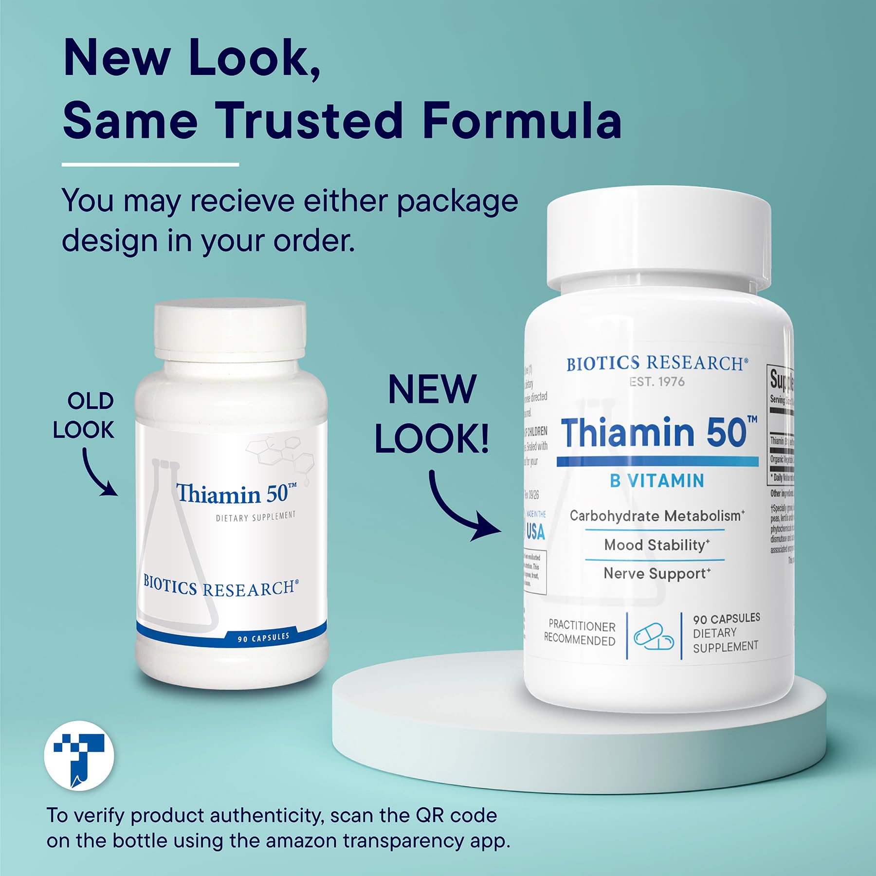 BIOTICS RESEARCH Thiamin 50™ – High Potency Vitamin B1 50 mg 90 Capsules — Amazon image 4