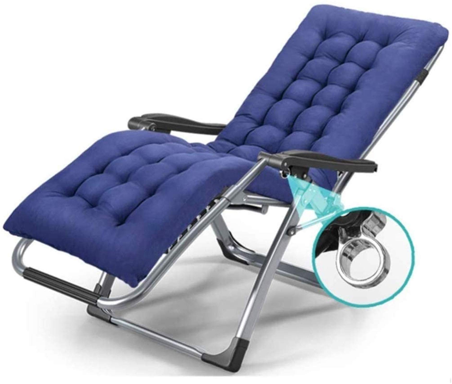 Chaise de pause déjeuner simple et inclinable pour le bureau et le jardin