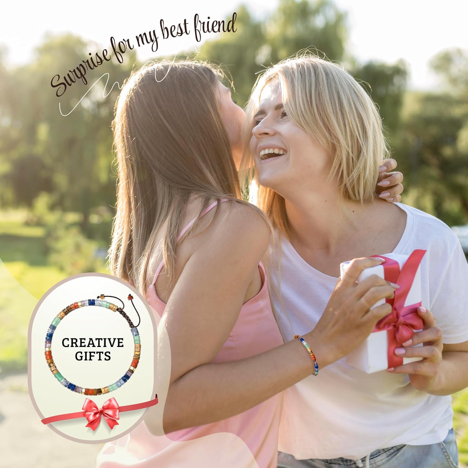 Inspirational Gifts Bracelets for Women: Valentines Mothers Day Birthday Gifts for Women Friends Sister Mom - Healing Natural Stone Beads Bracelets Thinking of you Get Well Soon Gift for Women - Image 7