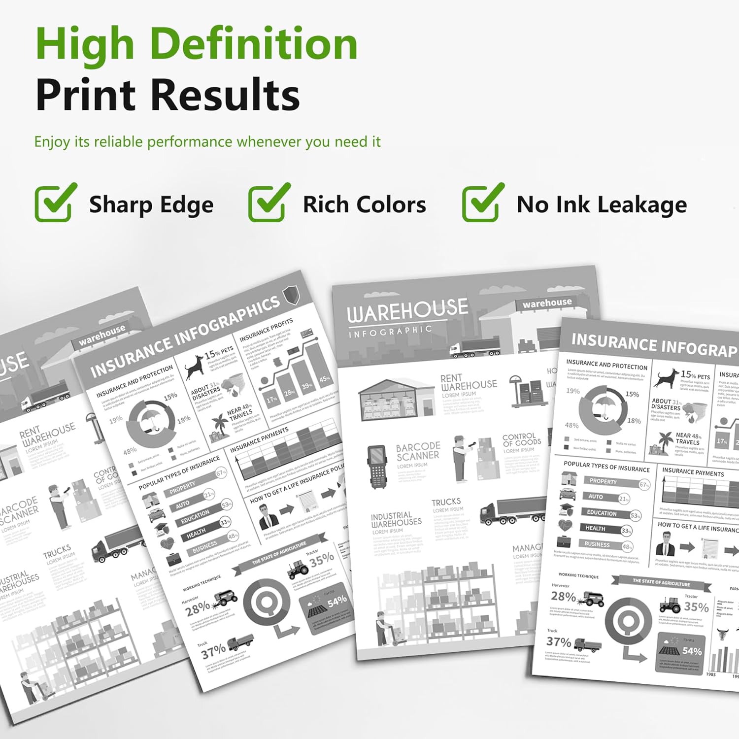 30X Black High-Yield Toner Cartridge 2-Pack Replacement for HP 30X 30A Black Toner Cartridge CF230A CF230X Works with Laser Pro M203dn M203dw Pro MFP M227fdn M227sdn M227fdw Printer
