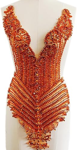 Miniatura 13 de Cuentas de piedras hechas a mano, parches de cristal brillantes para coser en diamantes de imitación, corpiño de encaje, accesorios para decoración