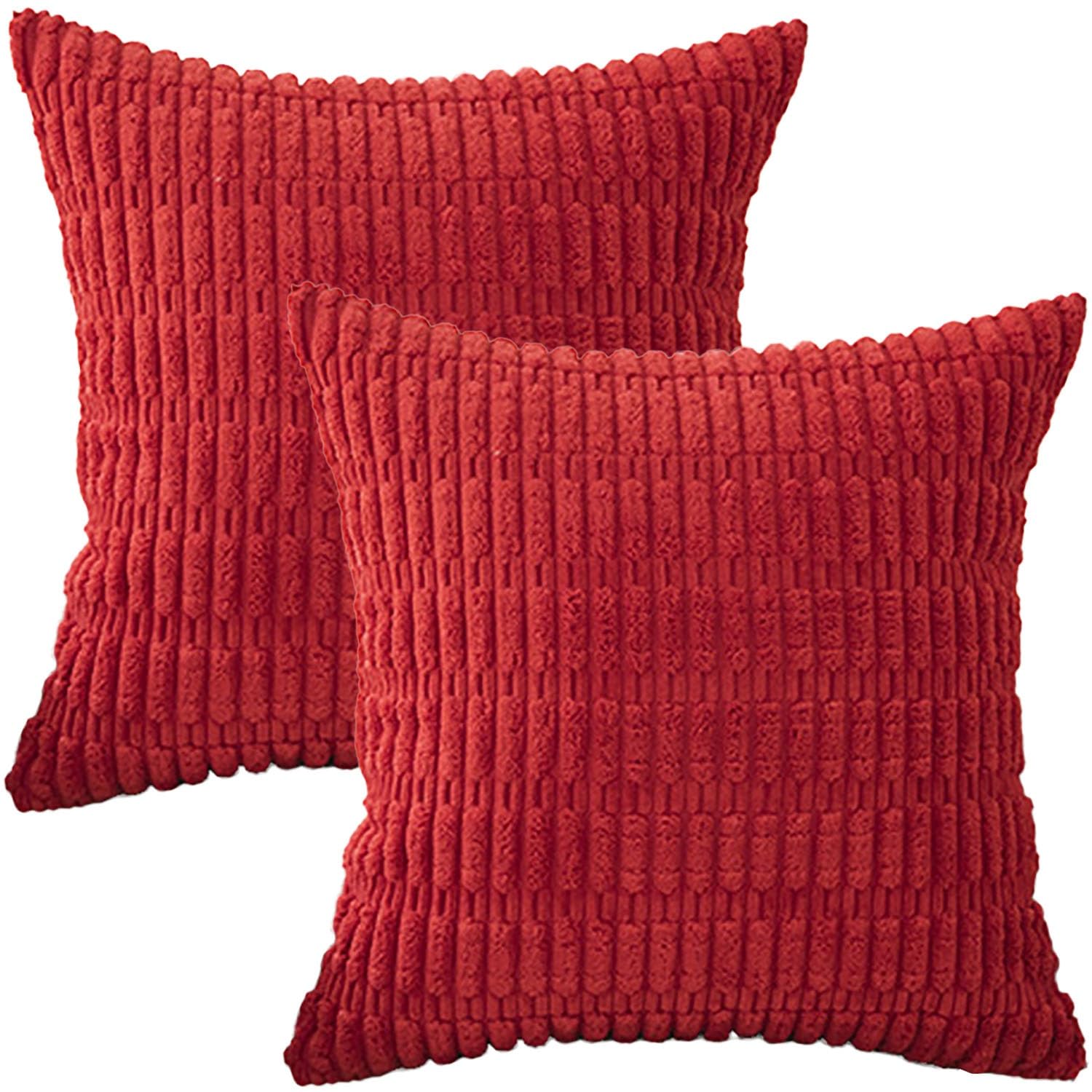 Taie d'oreiller 70x80cm lot de 2 housses de coussin avec fermeture éclair décorative lit