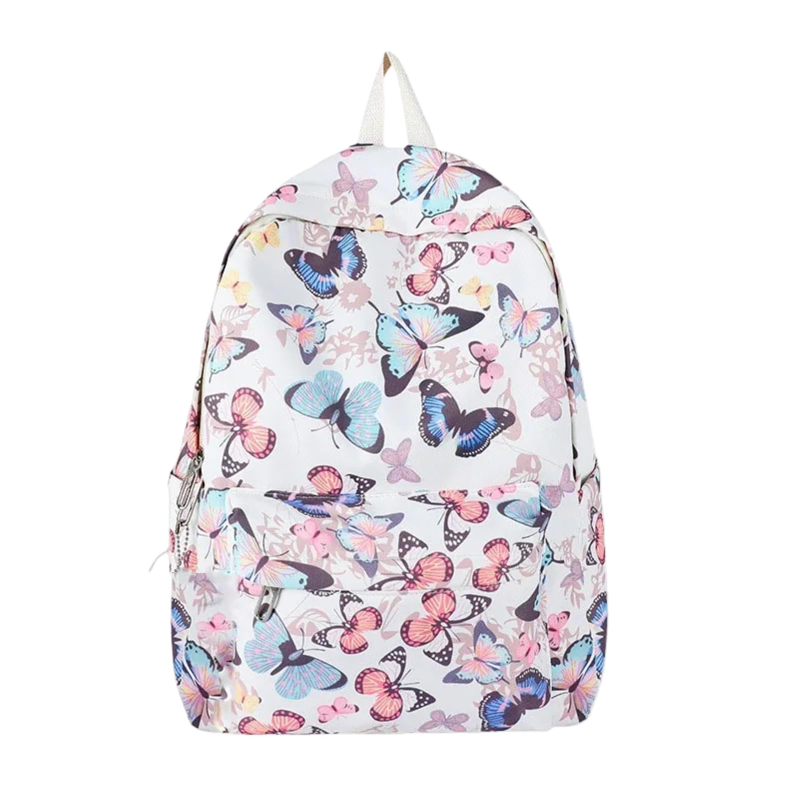 plecak modny wzór motyl kobiety studenci szkolny Book Storage And Travel Organizer -niebieski