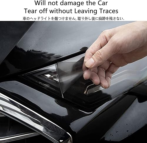 Miniatura 5 de NUBODI Película protectora para faros delanteros de automóvil para BYD Song Plus 2020 2021 2022, película de protección antiarañazos, película de