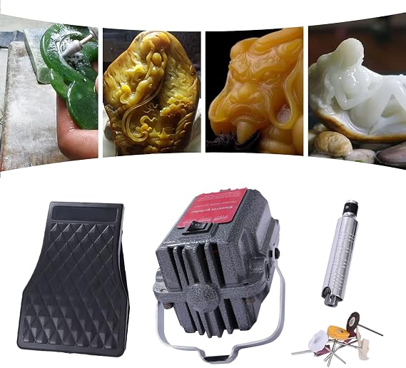 230W Hanging Flex Shaft Mill Polishing Motor 18000rpm Hanging Flex Shaft Rotary Tool Electric Hanging Carver Jewelry Repair Tools Electric Hanging Grinder for Engraving, Polishing, Drilling, Grinding