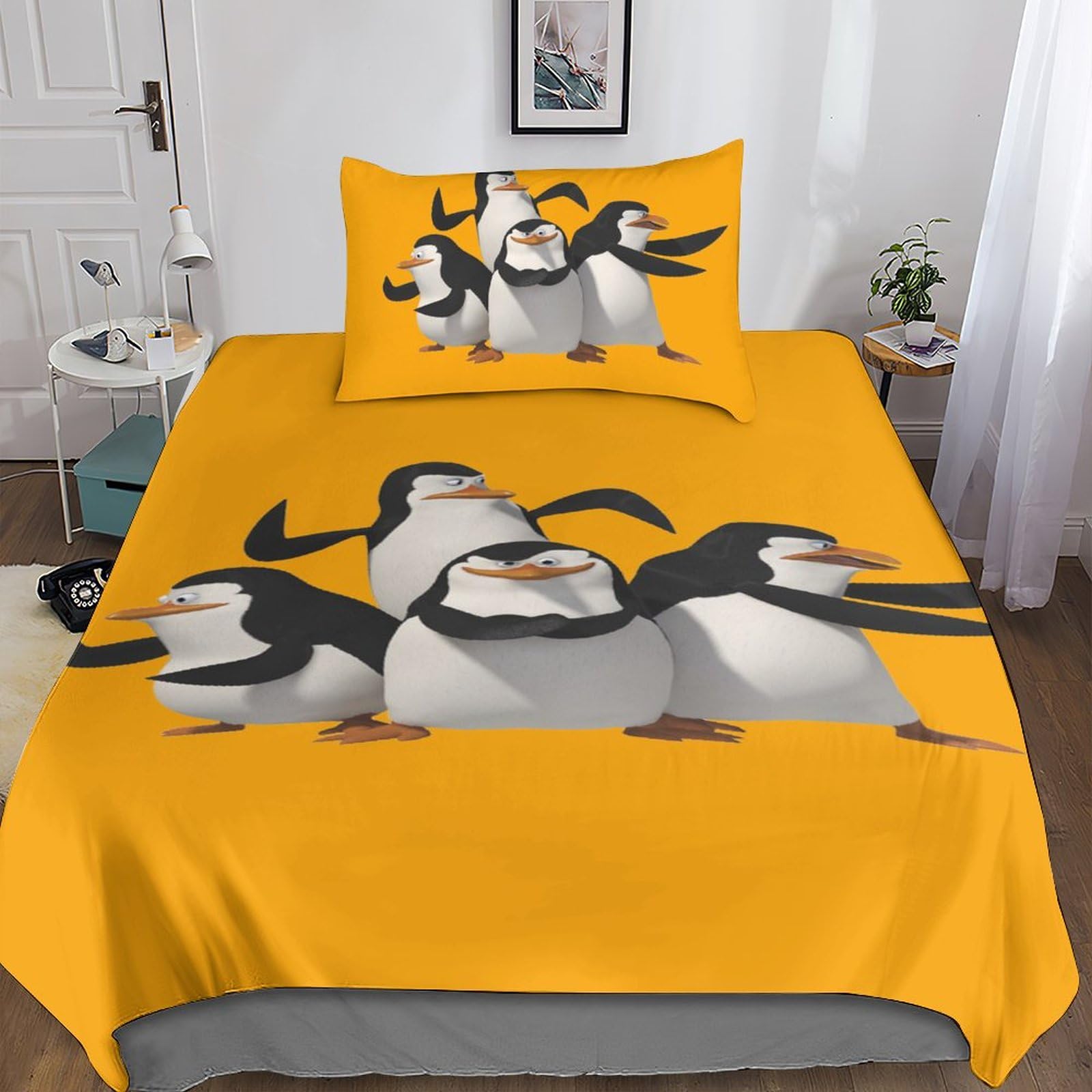Housse de couette pingouin pour enfant : créez un cocon de douceur magique pour la nuit