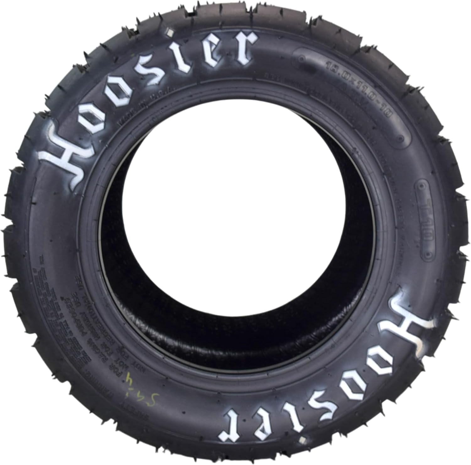 Hoosier Flat Track & TT (Tourist Trophy) Tire 18.0X11.0-10 - 16110T10 for ATV Tire & Off-Road Racing with Hoosier Keychain