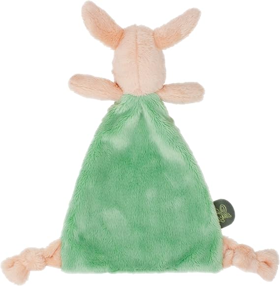 Rainbow Designs CLASSIC PIGLET COMFORT BLANKET, Baby, Green | Soft plush fabric, comforting companion, baby-safe design, suitable from birth