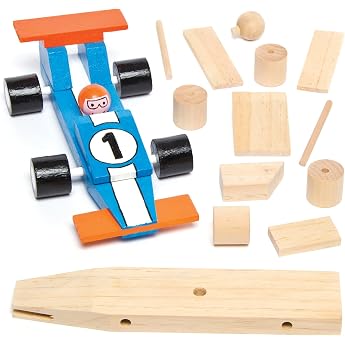 Baker Ross AF906 Wood Craft Set, 17,5 cm, wood-coloured