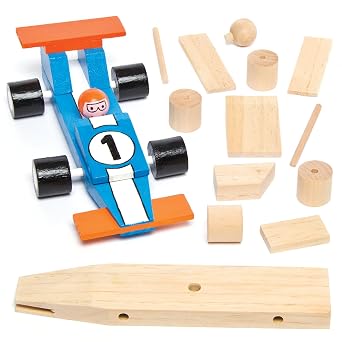 Baker Ross AF906 Wood Craft Set 175 cm wood-coloured