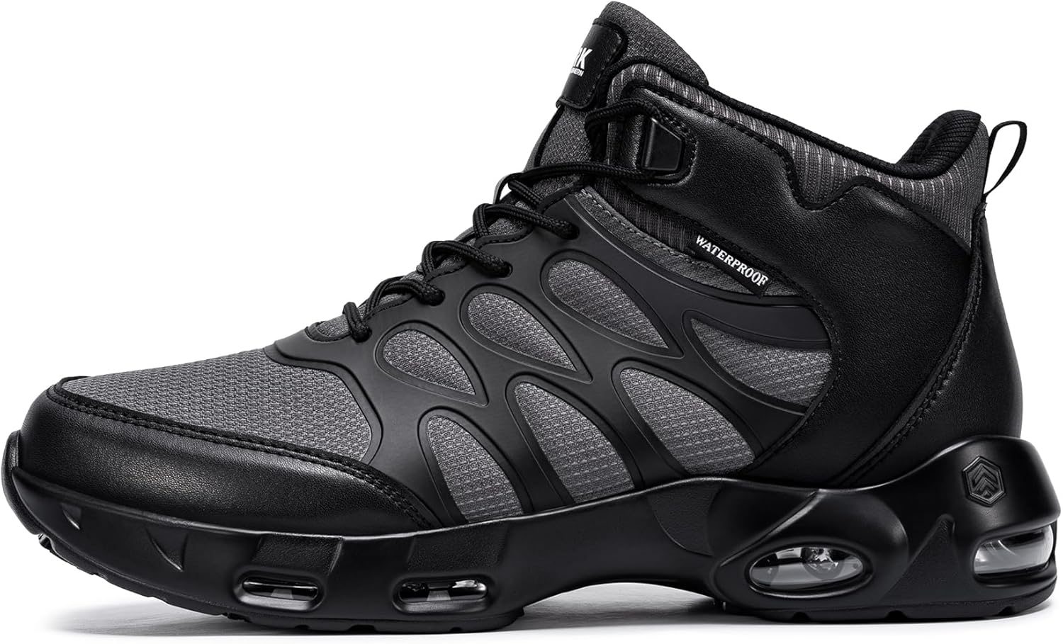 LARNMERN Men Non Slip Boots Restaurant Service Breathable Mesh Waterproof Outdoor Shoes Slip Resistant Work Ankle Boot Chef Zapatos Trabajo Casual Hiking Sneakers - Image 4