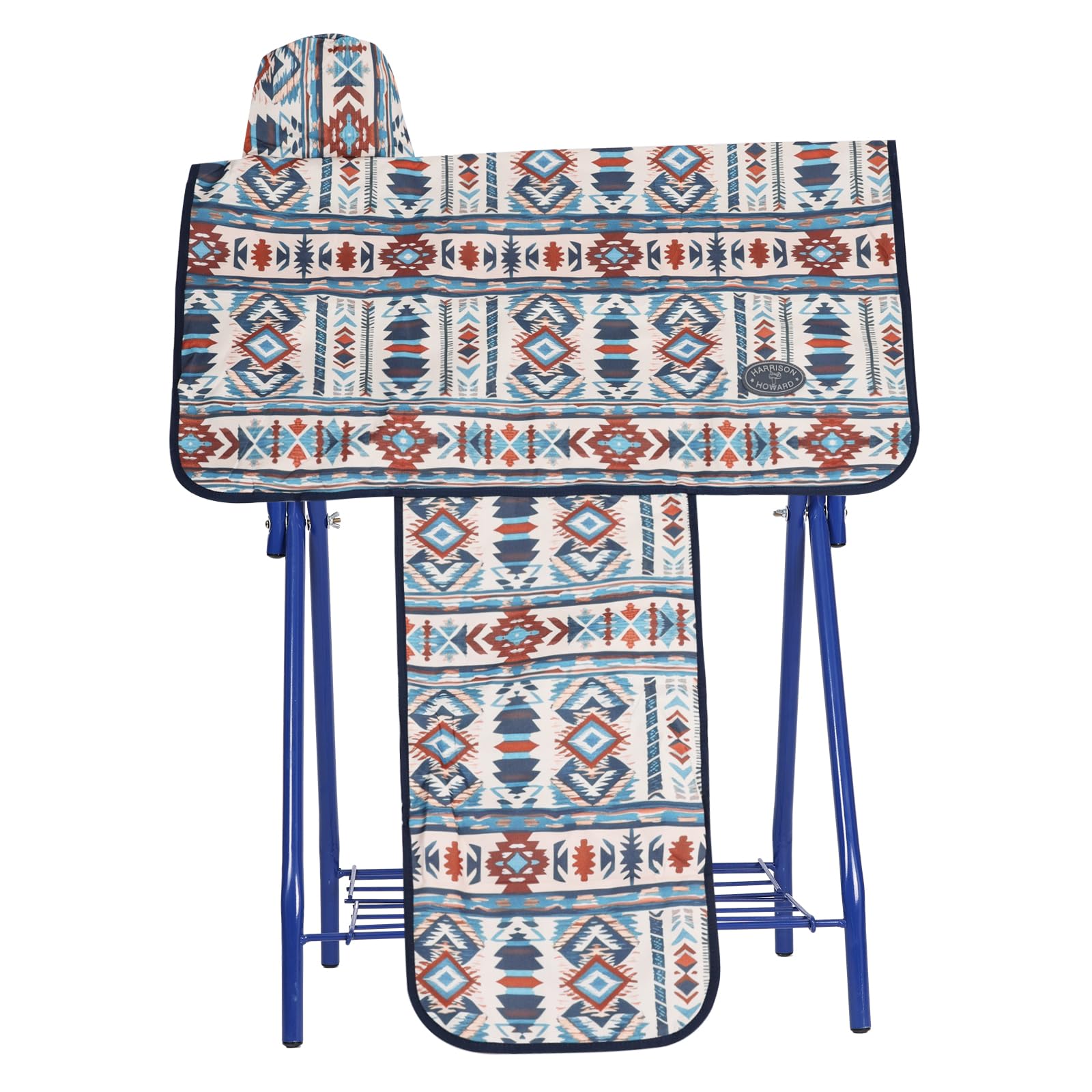 Harrison Howard Sturdy Waterproof Western Saddle Cover with Stylish Prints That Stand Out Keep Your Saddle in Pristine Condition Perfect for Showing or Riding Events-Winter Wilds