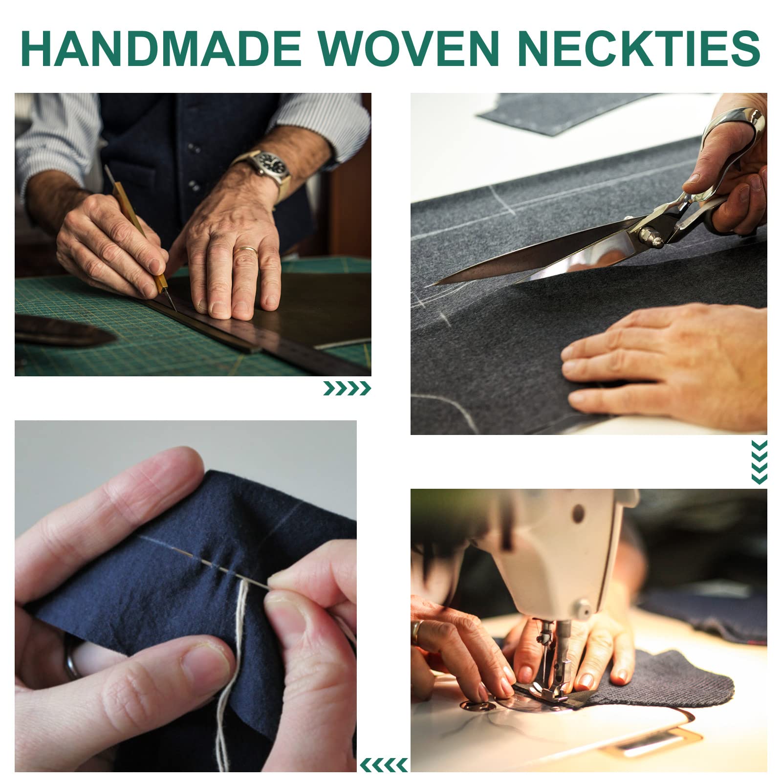 URAQT Cravatta Uomo, Cravatte Slim Uomo Eleganti Neckties, Sottile Tinta Unita Cravatta in Diversi Colori, Cravattino per Lavoro, Festa