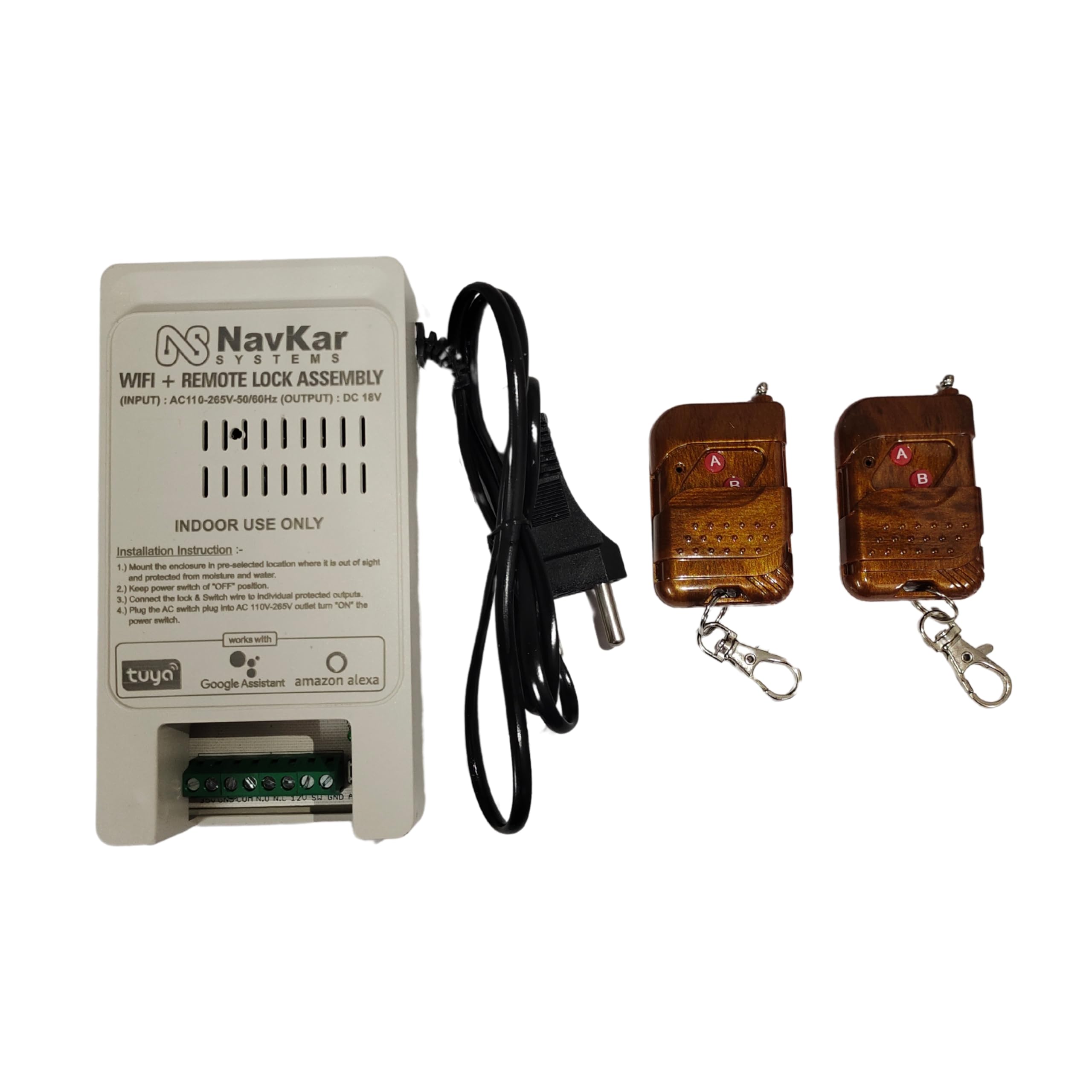 Navkar Systems WiFi Power Supply and 2 Remotes for Electronic Door Lock for main door (B0DG8JQ1T2) Amazon Price History, Amazon Price Tracker