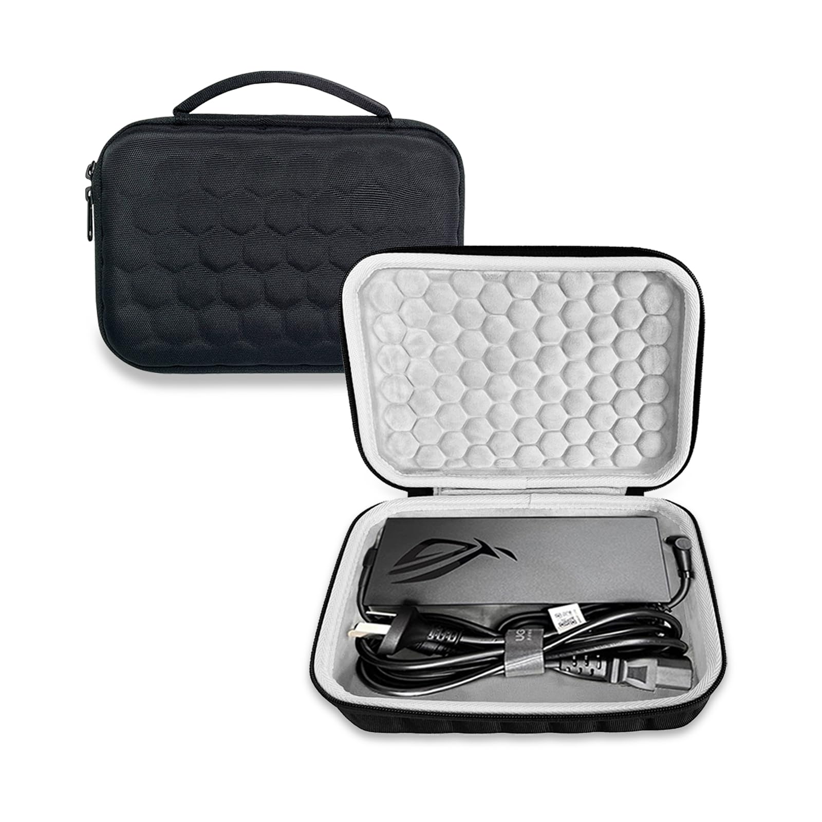 Tiswell Hard Travel Gaming Laptop Charger Case Fit for ASUS ROG 150W/180W/200W/240W/280W/330W AC Adapter Cord Computer Accessories Case, ASUS Laptop