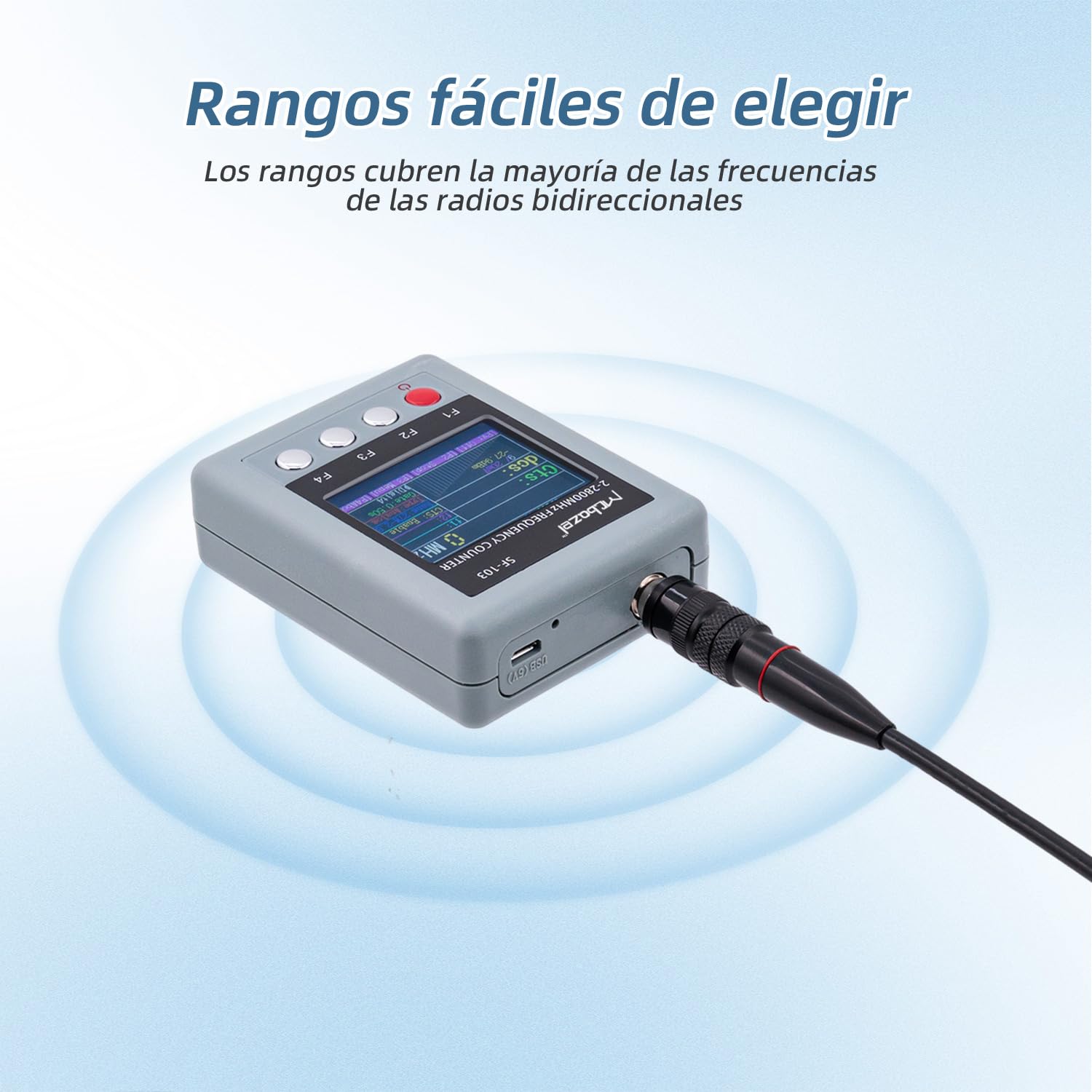 Mcbazel SF-103 Contador de frecuencia de 2-2800mHz