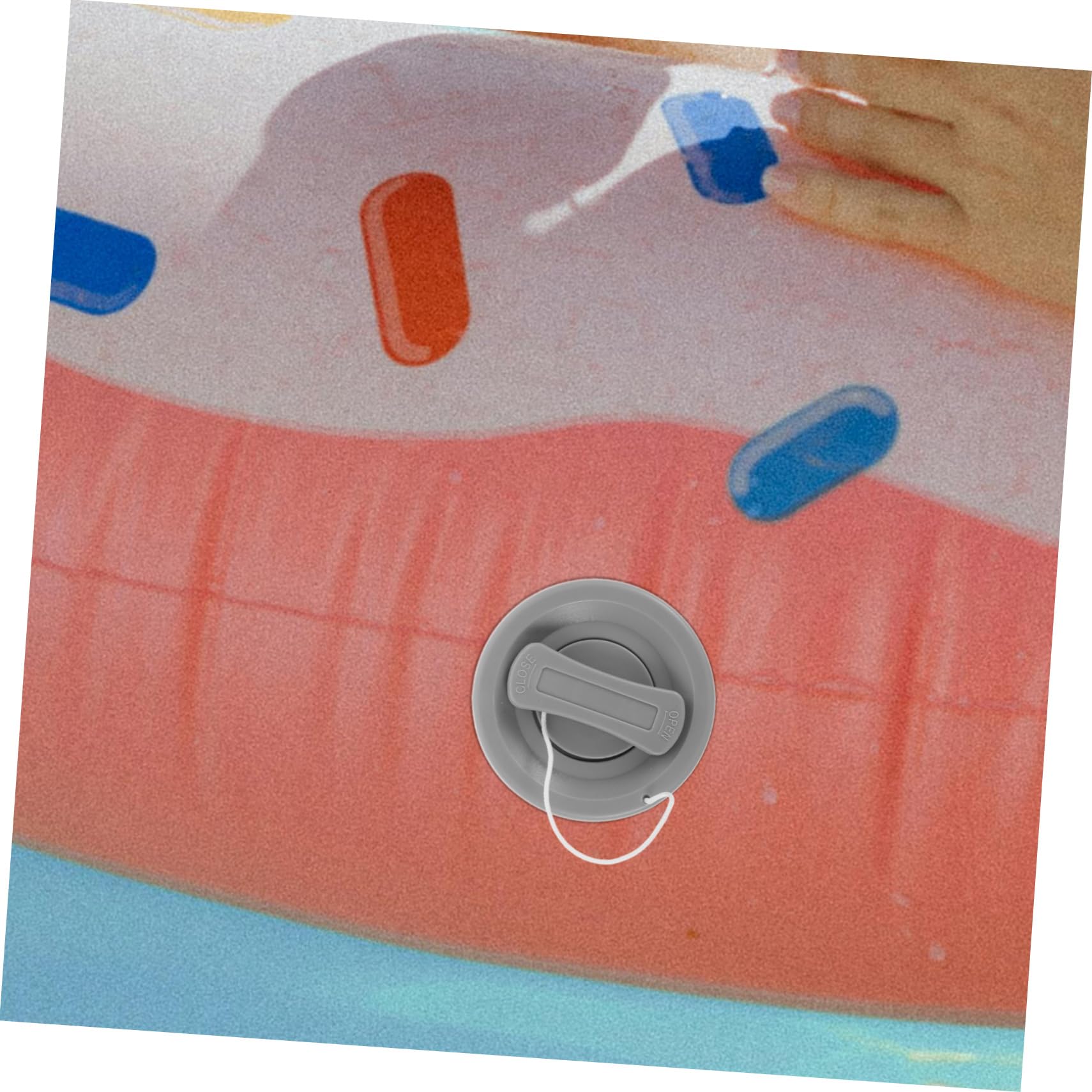 Gatuida Valvola Gonfiabile Multi Foro per Barche e Kayak Realizzata Resistente Facile Trasportare Design attività Nautiche