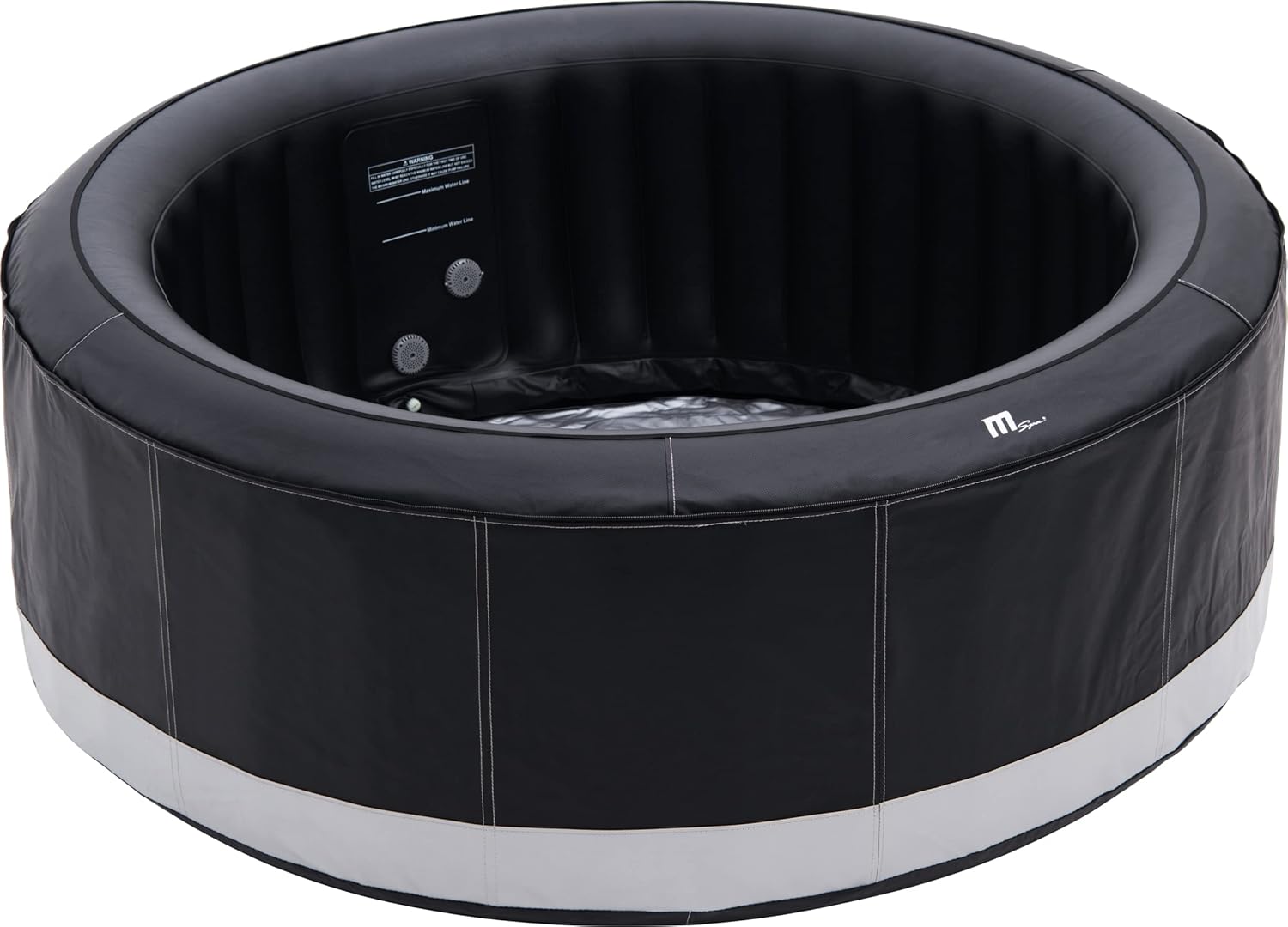 MSpa Camaro inflatable hot tub fully inflated and ready for water