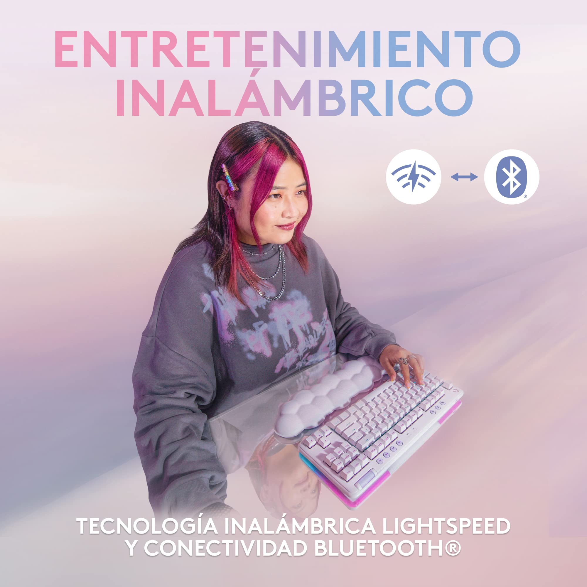Teclado Gaming Logitech G715 QWERTY Inglés EEUU