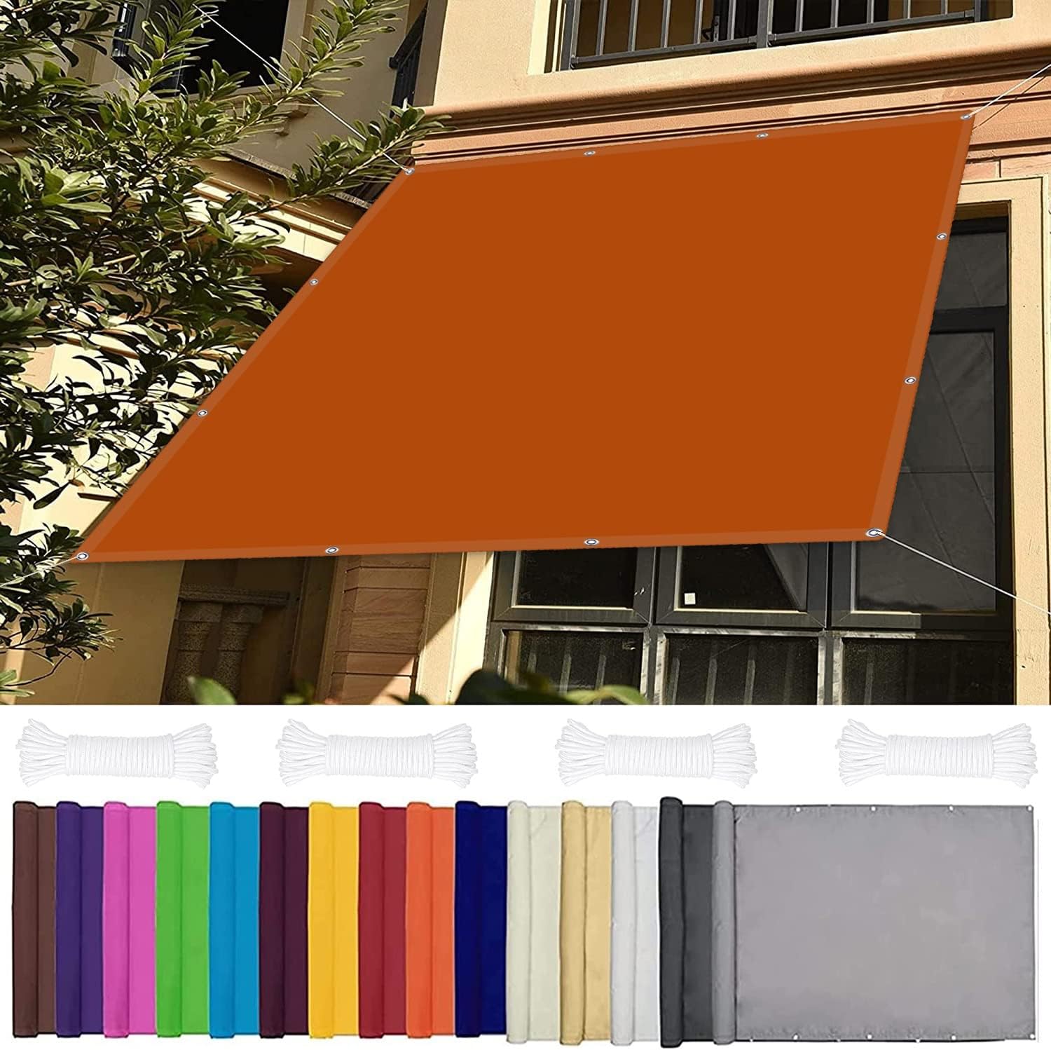 Sun Sail Shade 1.6 x 2.2 m Waterproof Sails Canopy Sun Shade Sail Canopy 98 UV