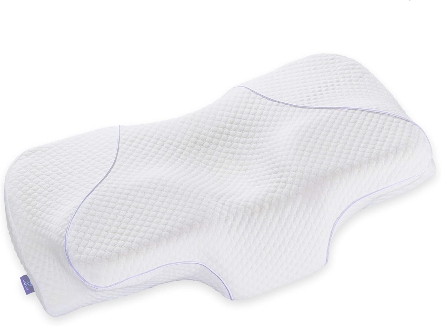 HOKIZU Neck and Cervical Memory Foam Pillow (Queen), Contoured Support